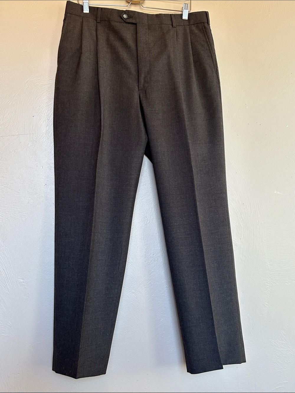 Vintage Rough Rider Tailored Men's Trousers 100% Wool. Made in USA Size 36X33.